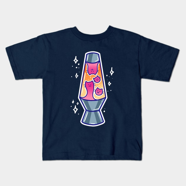 Float On, Meow On Kids T-Shirt by Mikesgarbageart